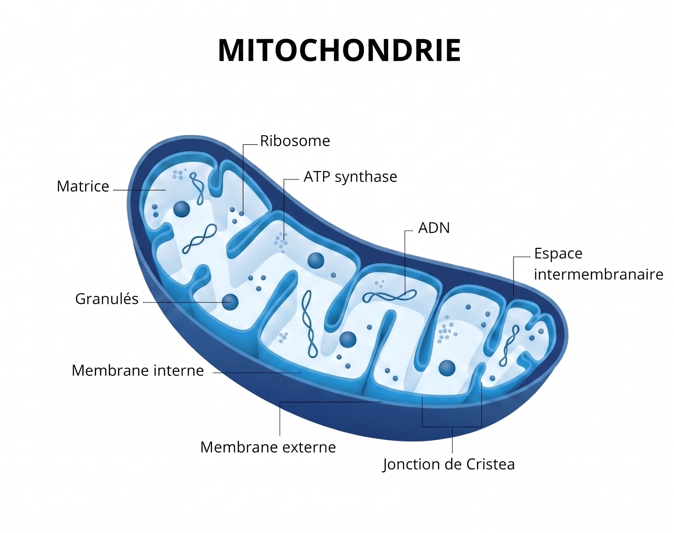 mitochondrie-physio-lausanne Les mitochondries sont les véritables centrales énergétiques de nos cellules
